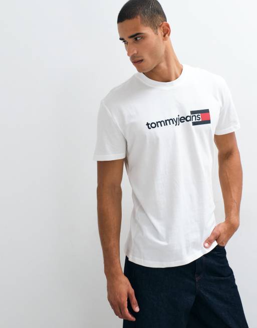 Tommy Jeans – DNA – Vit t-shirt med logga, 2 av 5