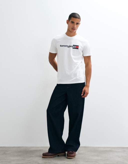 Tommy Jeans – DNA – Vit t-shirt med logga, 3 av 5
