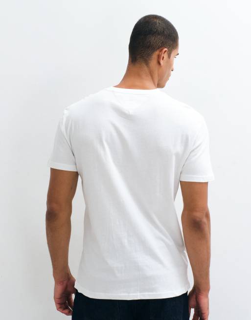 Tommy Jeans – DNA – Vit t-shirt med logga, 4 av 5