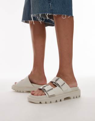 Tommy Jeans Double Strap Buckle Sandals