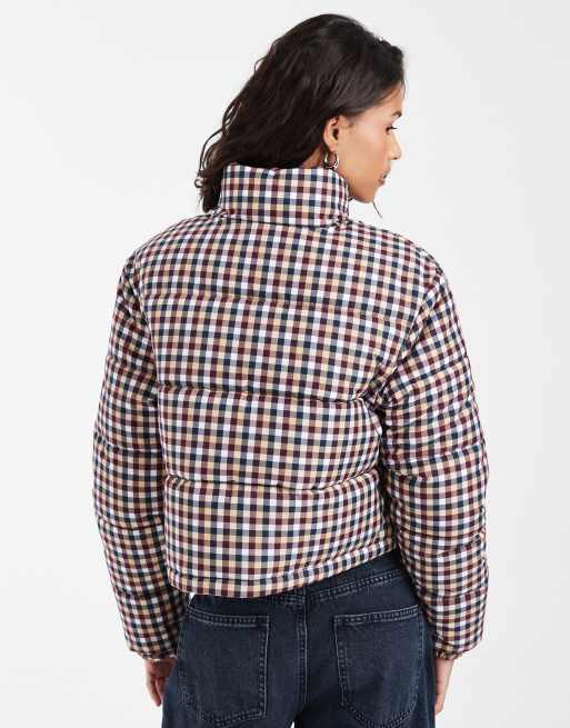 Tommy Jeans doudoune courte zippée à logo drapeau à carreaux, 4 de 4