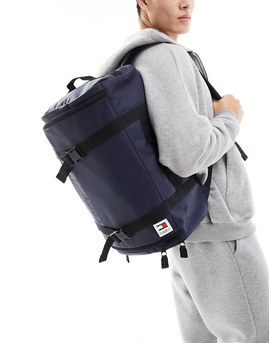 Tommy Jeans duffle backpack in navy