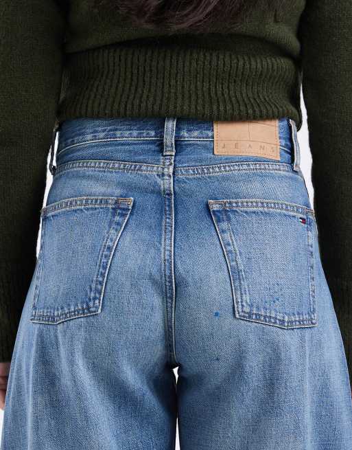 Tommy Jeans – Ella – Barrel-Jeans in mittlerer, verblasster Waschung mit mittelhohem Bund, 4 von 5