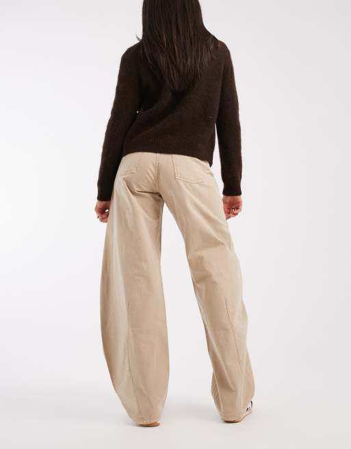 Tommy Jeans - Ella - Beige jeans med mellemhøj talje og tøndeformede ben , 2 af 5