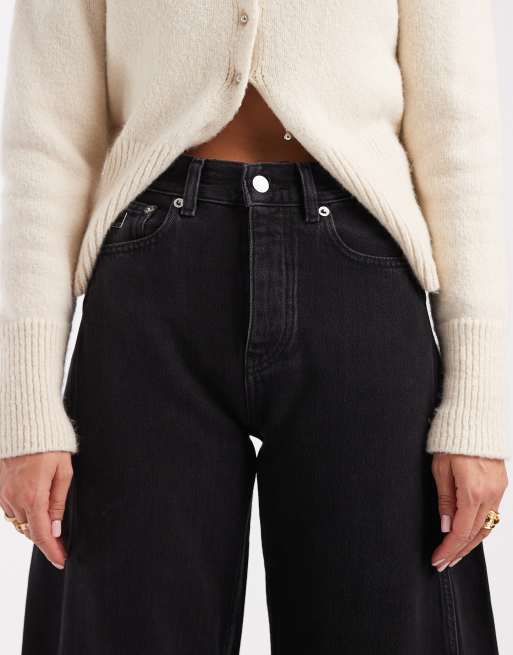 Tommy Jeans - Ella - Jeans bombati a vita medio alta lavaggio nero, 5 di 5