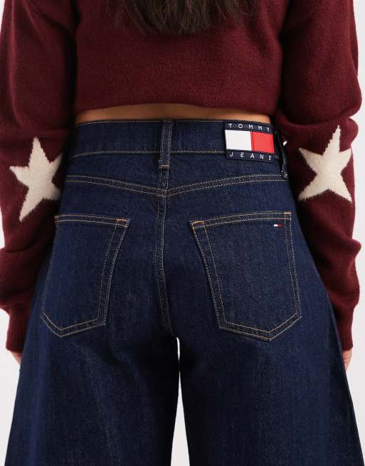 Tommy Jeans - Ella - Jeans bombati a vita medio alta lavaggio scuro, 4 di 5