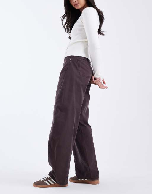 Tommy Jeans - Ella - Jeans bombati a vita medio alta marrone cioccolato, 2 di 5