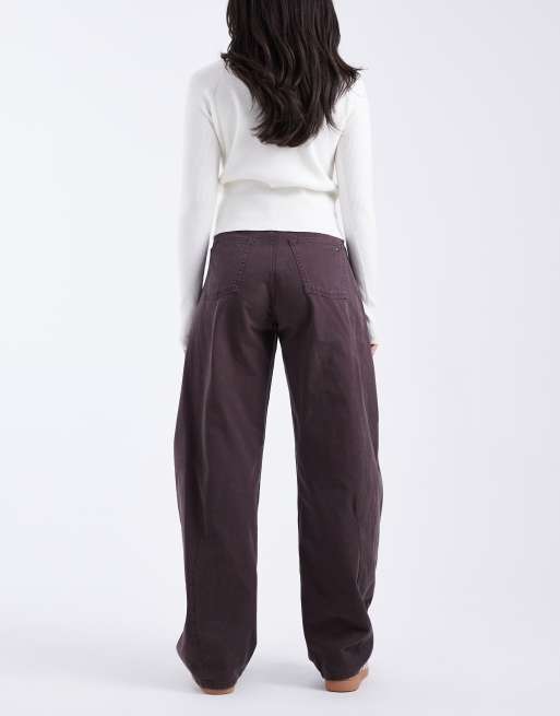 Tommy Jeans - Ella - Jeans bombati a vita medio alta marrone cioccolato, 3 di 5