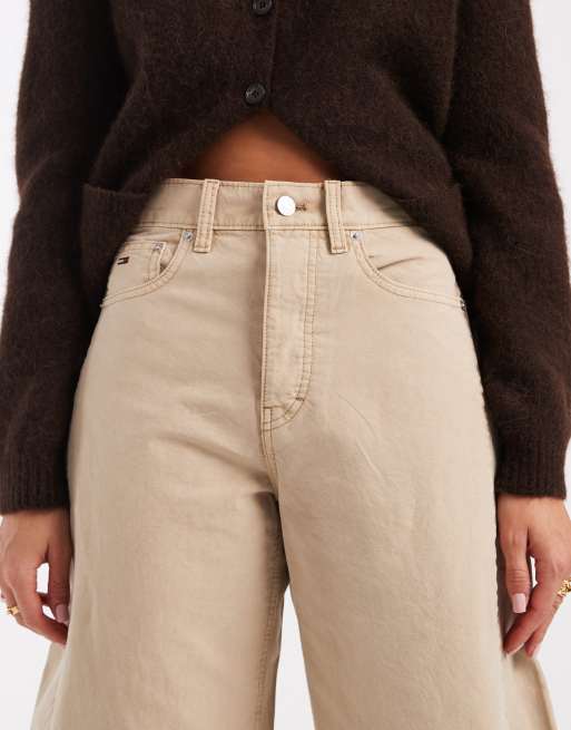 Tommy Jeans - Ella - Jeans bombati beige a vita medio alta , 5 di 5