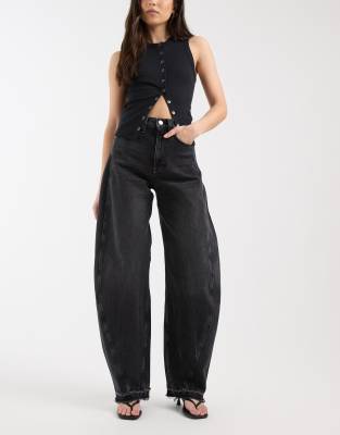 Tommy Jeans Ella mid rise barrel leg jeans in bag