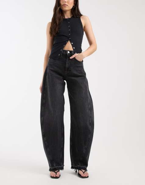 Tommy Jeans Ella mid rise barrel leg jeans in bag - view 1