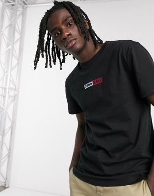 tommy jeans embroidered logo tee