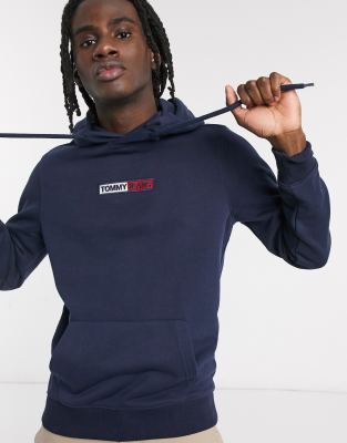 tommy jeans embroidered hoodie