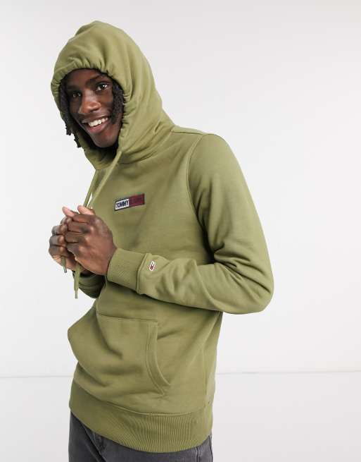 Olive green hot sale box logo