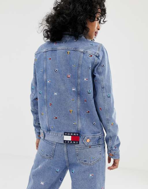 Tommy store jeans embroidered