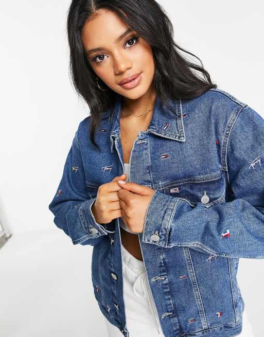 Tommy jeans deals oversize trucker