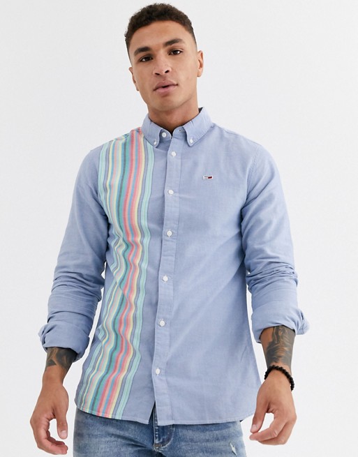 Tommy Jeans engineered stripe long sleeve shirt