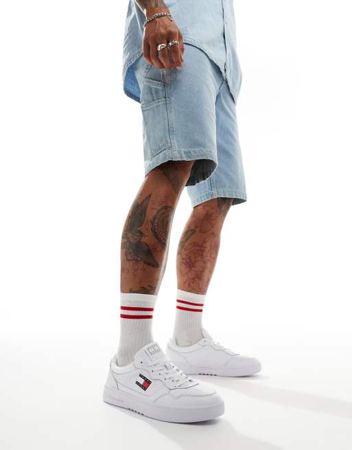 Tommy Jeans - Essential - Baskets à semelle cuvette - Blanc, 5 de 5