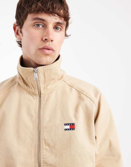 Tommy Jeans – Essential – Beige jacka med hög krage, 5 av 5