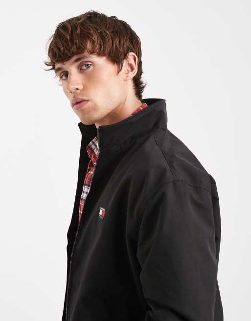 Tommy Jeans essential chest logo jacket in black, 4 of 5