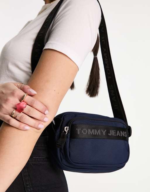 Tommy Jeans essential cross body bag in blue