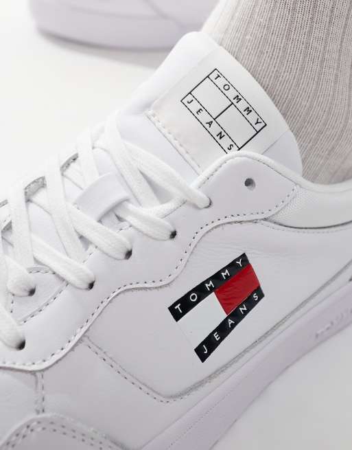 Tommy Jeans – Essential Cupsole – Białe buty sportowe, 4 z 5