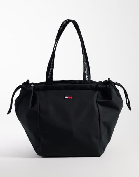Tommy Jeans – Essential – Czarna nylonowa torba typu tote - view 1