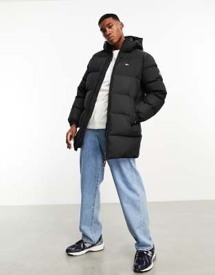 Tommy Jeans Puffer Parka Jacket Black