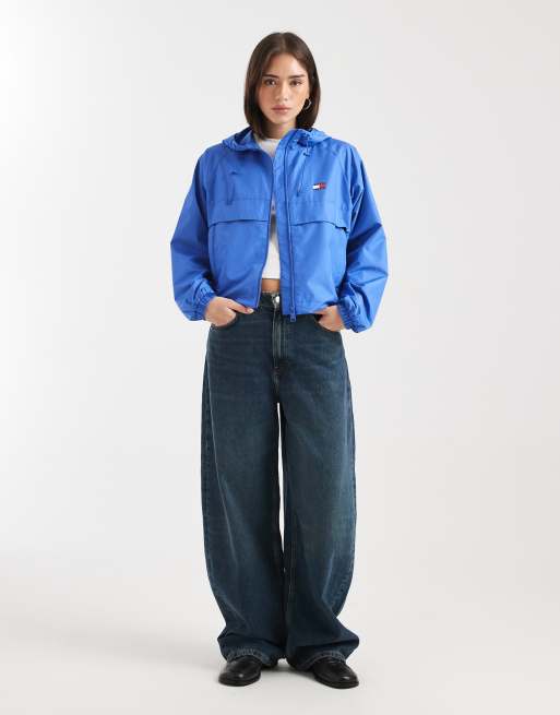 Tommy Jeans - Essential - Giacca a vento blu con cappuccio, 2 di 4