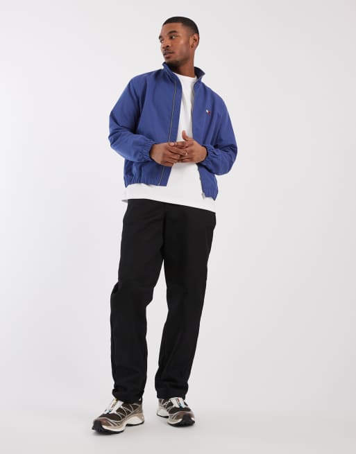 Tommy Jeans Essential giacca con collo a imbuto e zip in blu, 2 di 5