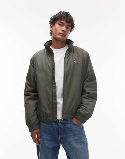 Tommy Jeans - Essential - Giacca imbottita verde scuro - view 1