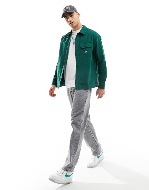 Tommy Jeans - Essential - Giacca verde tinta unita, 2 di 4