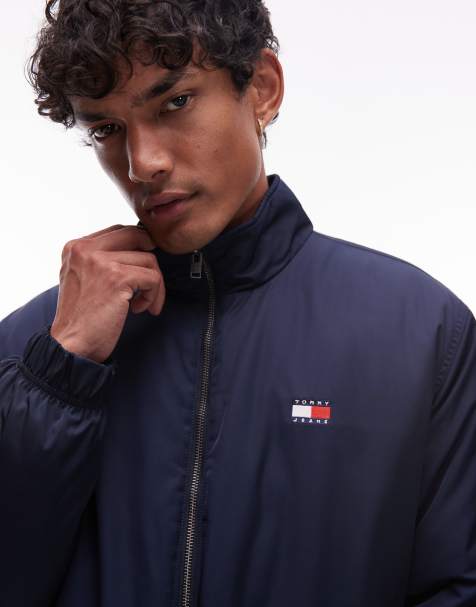 Tommy Jeans – Essential – Granatowa ocieplana kurtka - view 1