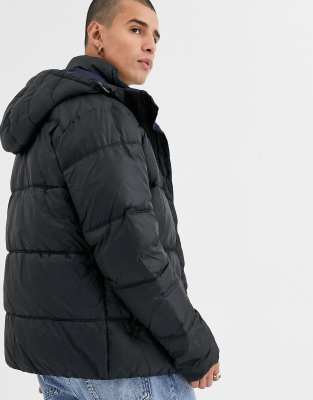 tommy hooded down jacket