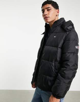 Tommy Jeans Essential Down Jacket, Black