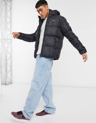 tommy jeans essential jacket black