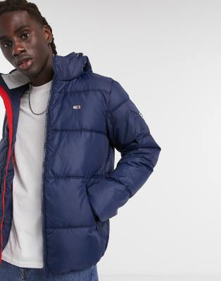 tommy jeans hooded down jacket