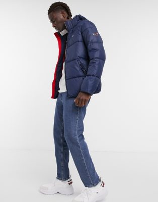 essential hooded tommy jeans