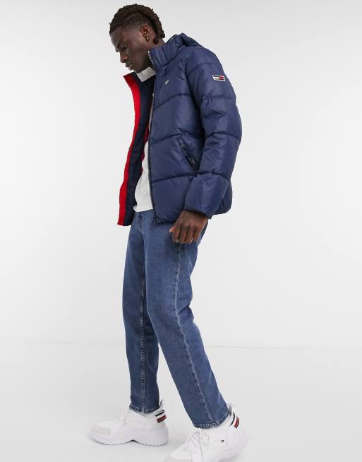 Tommy essential cheap hooded down coat