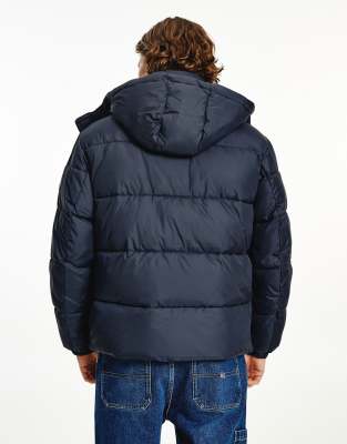 tommy jeans padded jacket navy