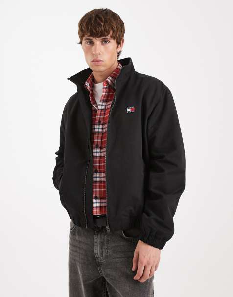Tommy Jeans - Essential - Jack met logo op de borst in zwart - view 1