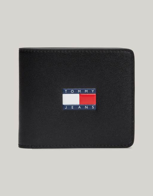 Tommy Jeans – Essential – Karten-Brieftasche in Schwarz