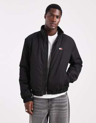 Tommy Jeans Essential Padded Jacket In Black