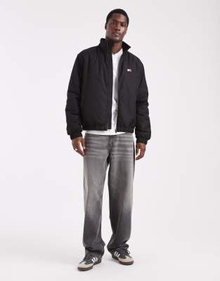 Tommy Jeans Essential Padded Jacket In Black
