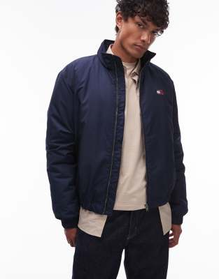 Tommy Jeans Essential Padded Jacket In Blue