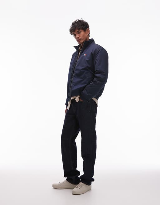 Tommy Jeans Essential padded jacket in navy, 4 of 4