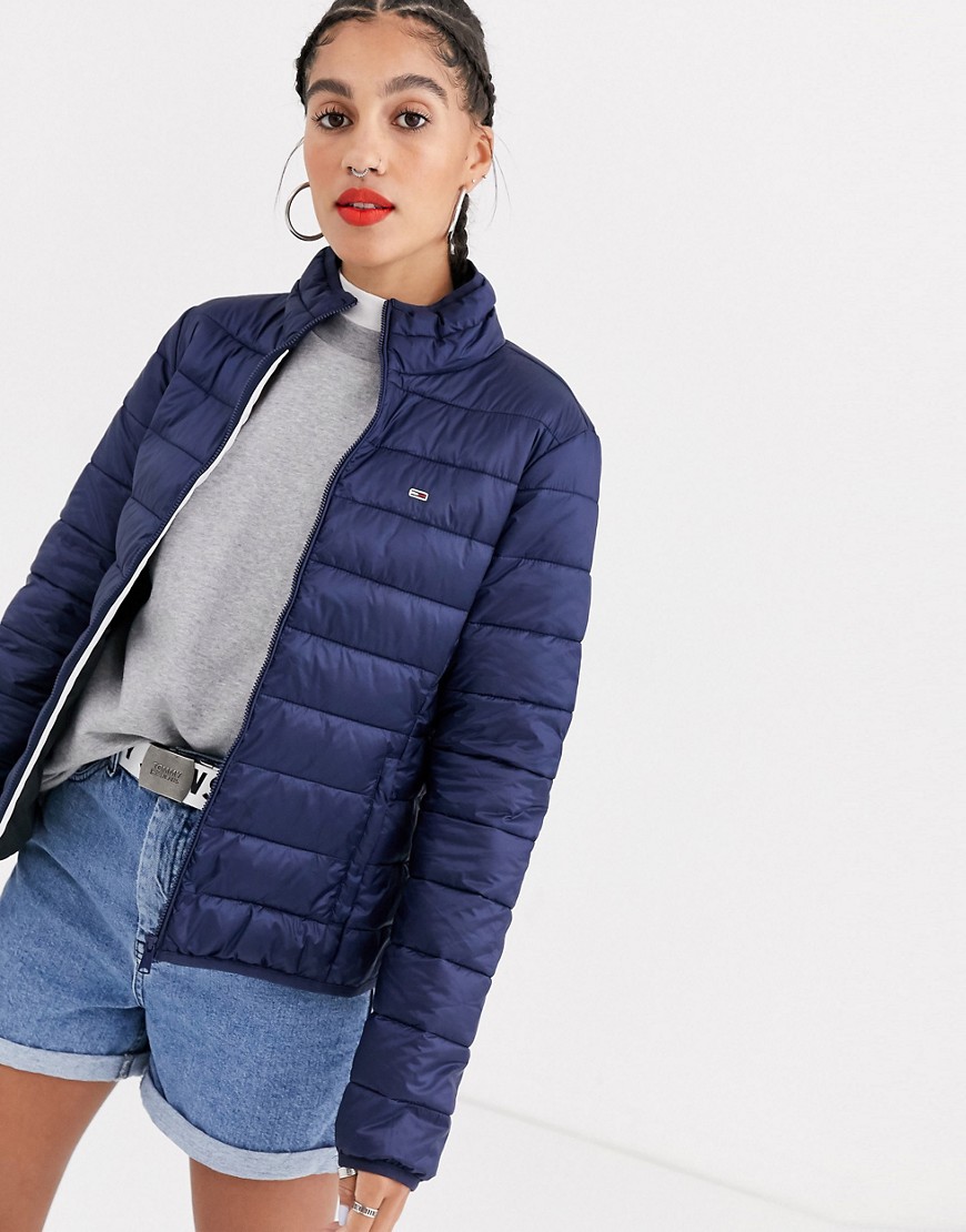 Tommy Jeans Essential padded lightweight jacket-Navy