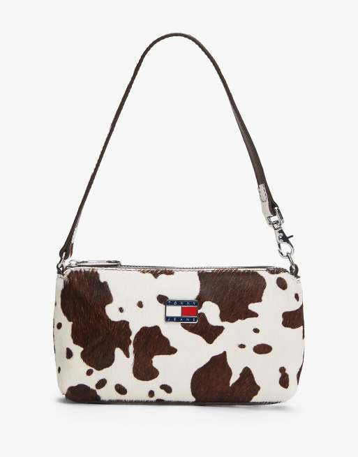 Tommy Jeans - Essential - Portefeuille convertible imprimé vache - Multicolore