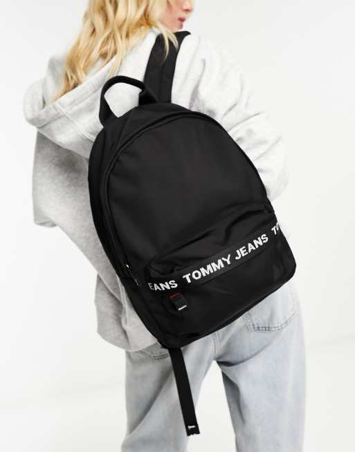 Tommy Jeans – Essential – Rucksack in Schwarz