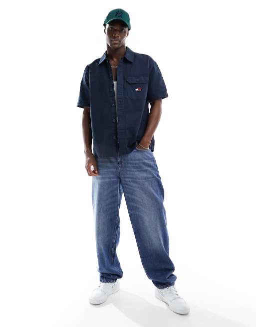 Short sleeve overshirt deals
